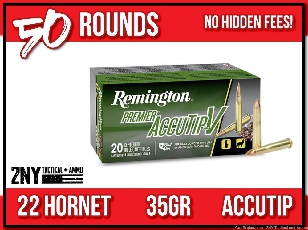 22 Hornet .22 Accutip Ammo-img-0