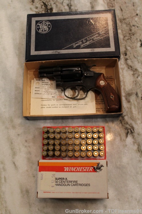 Smith and Wesson 30-1 .32 s&W 2" blued w/ period correct box c&r-img-10