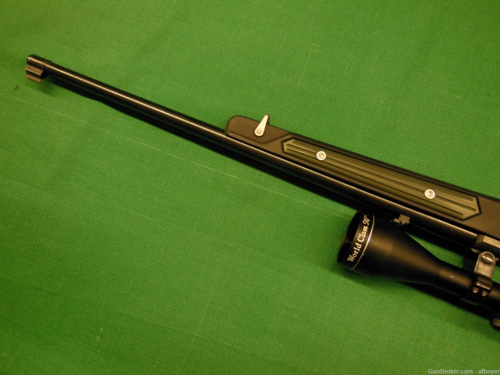 Ruger 77/22 lr  ZYTEL stock paddle style  w 3-9 scope super nice -img-4