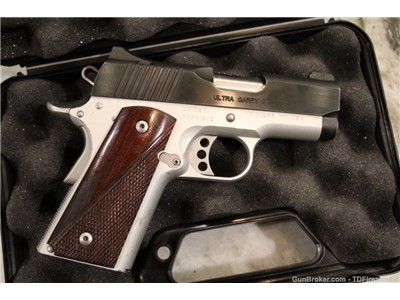 Kimber Ultra Carry II two tone .45 acp officer 1911 w/ hard case 