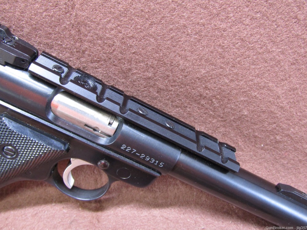 Ruger Mark III Target 22 LR Semi Auto Pistol Thumb Safety Loaded Indicator -img-7