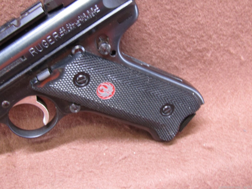 Ruger Mark III Target 22 LR Semi Auto Pistol Thumb Safety Loaded Indicator -img-10