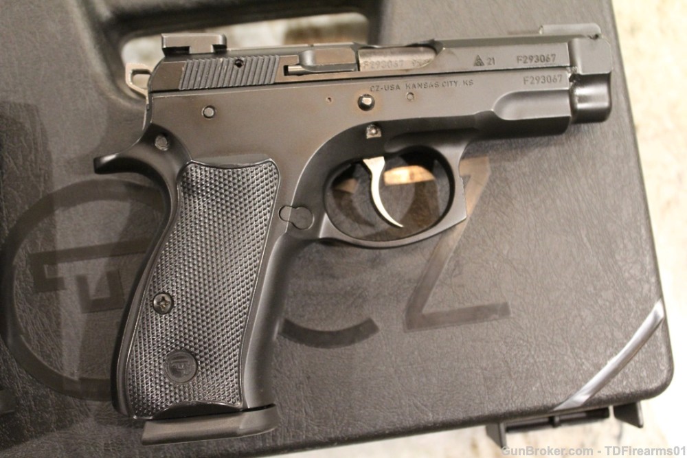 CZ-USA Custom Cz-75 Compact  9mm Cajun Gunworks w/ 2 mags, NS & orig case-img-12