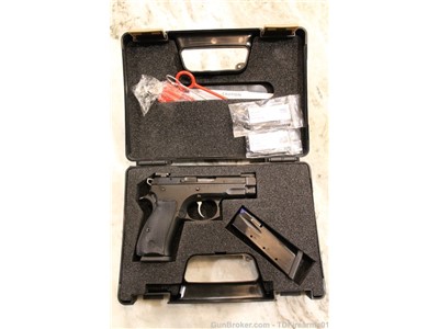 CZ-USA Custom Cz-75 Compact  9mm Cajun Gunworks w/ 2 mags, NS & orig case