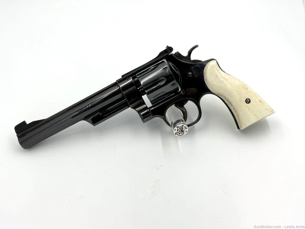 Smith and Wesson 25-2 Model 1955 **BEAUTIFUL**ELK GRIPS**-img-0