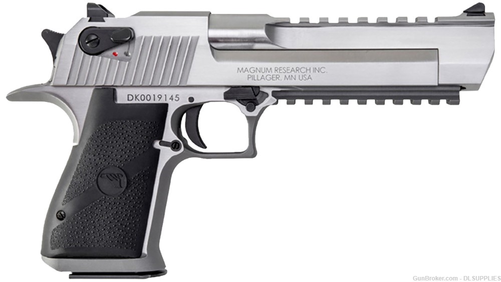 MAGNUM RESEARCH DESERT EAGLE MARK XIX STAINLESS INTEGRAL BRAKE 6" BBL .357-img-0