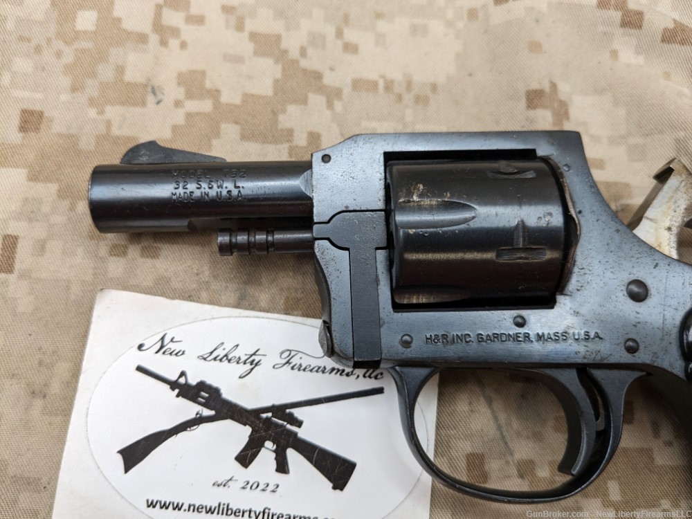 H&R 732 6-shot .32 S&W Long DA/SA Revolver USED Gardener MA MFG Good Cond-img-7