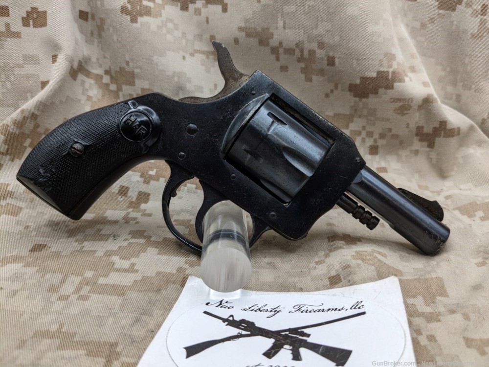 H&R 732 6-shot .32 S&W Long DA/SA Revolver USED Gardener MA MFG Good Cond-img-1