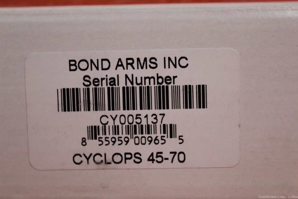 Bond Arms Rough Series Cyclops .45-70 NEW! Free Layaway!-img-1