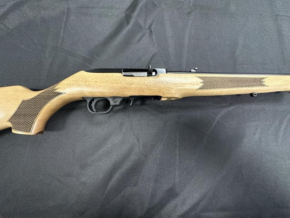 Ruger 10/22 Carbine 1103 22 LR 18.5", Custom French Walnut Checkered Stock-img-7