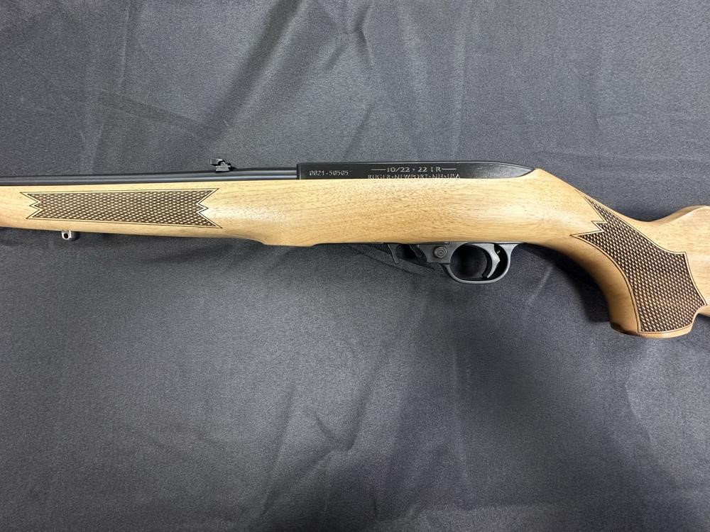 Ruger 10/22 Carbine 1103 22 LR 18.5", Custom French Walnut Checkered Stock-img-2