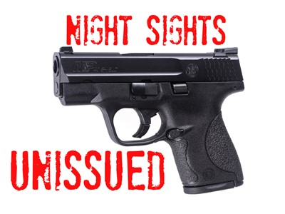 Smith &Wesson M&P Shield .40 3.1" LIKE NEW with NIGHT SIGHTS
