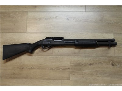 Remington 870 police magnum 18" w/ b square top rail