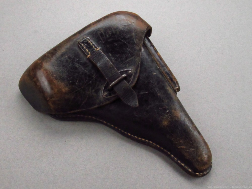 1943 JLN Primasens WWII German holster for Mauser Walther P38 Luger p 38-img-0