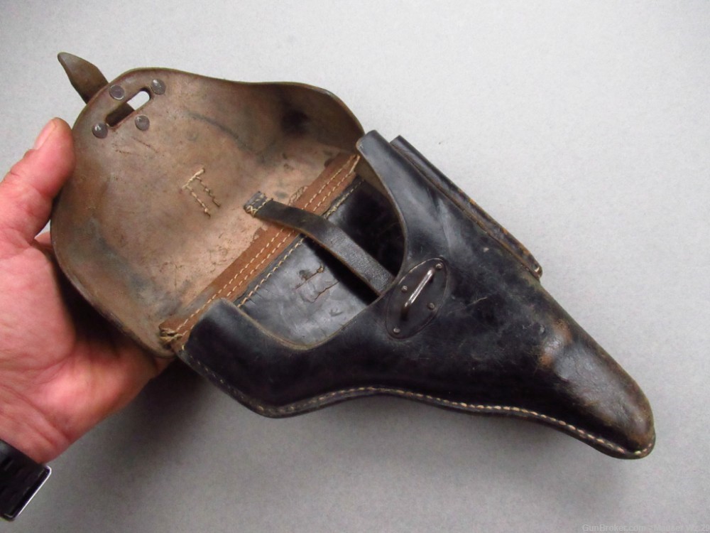 1943 JLN Primasens WWII German holster for Mauser Walther P38 Luger p 38-img-15