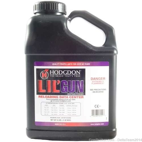 Hodgdon LIL'GUN Shotshell & Handgun Powder 4 lbs-img-0