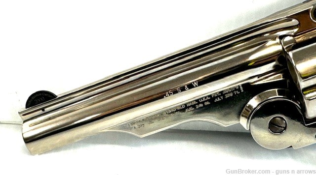 Smith & Wesson Schofield 45sch 5" Nickel Model 0030-img-7