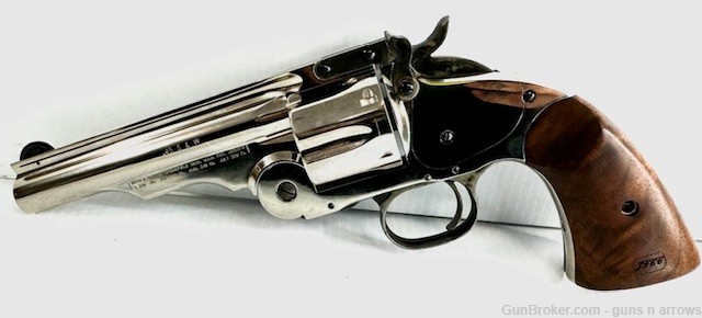 Smith & Wesson Schofield 45sch 5" Nickel Model 0030-img-5