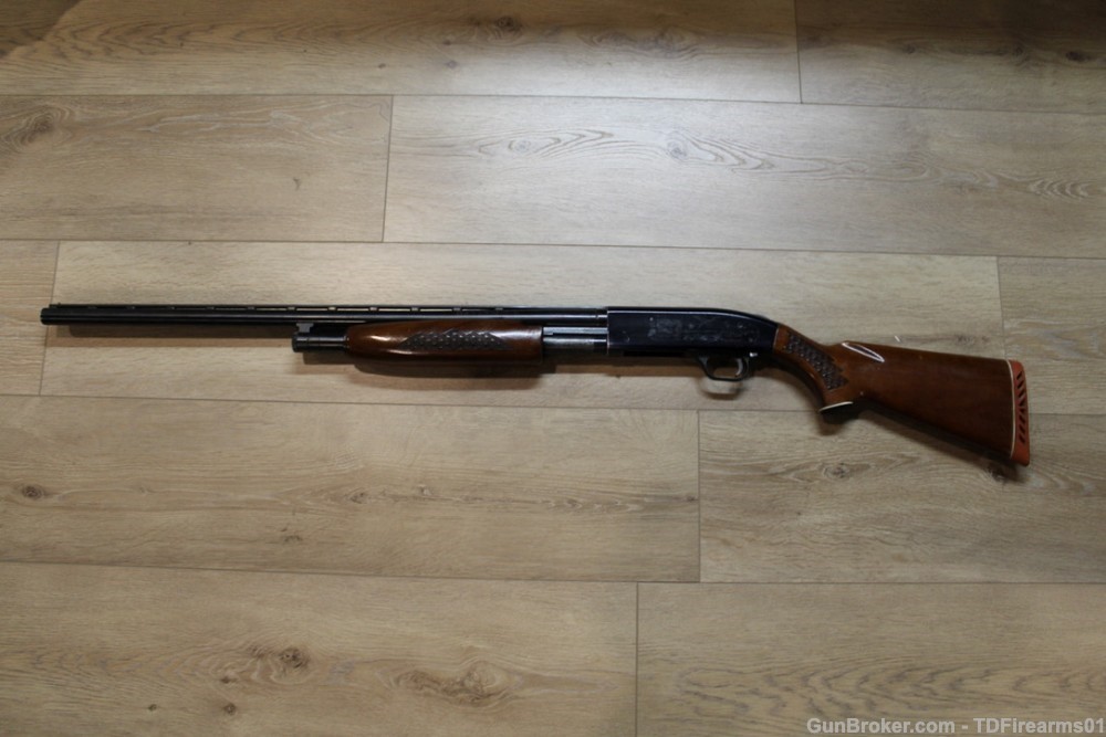 Westernfield mossberg 500 pump action shotgun 12 gauge vent rib 28" mod-img-1