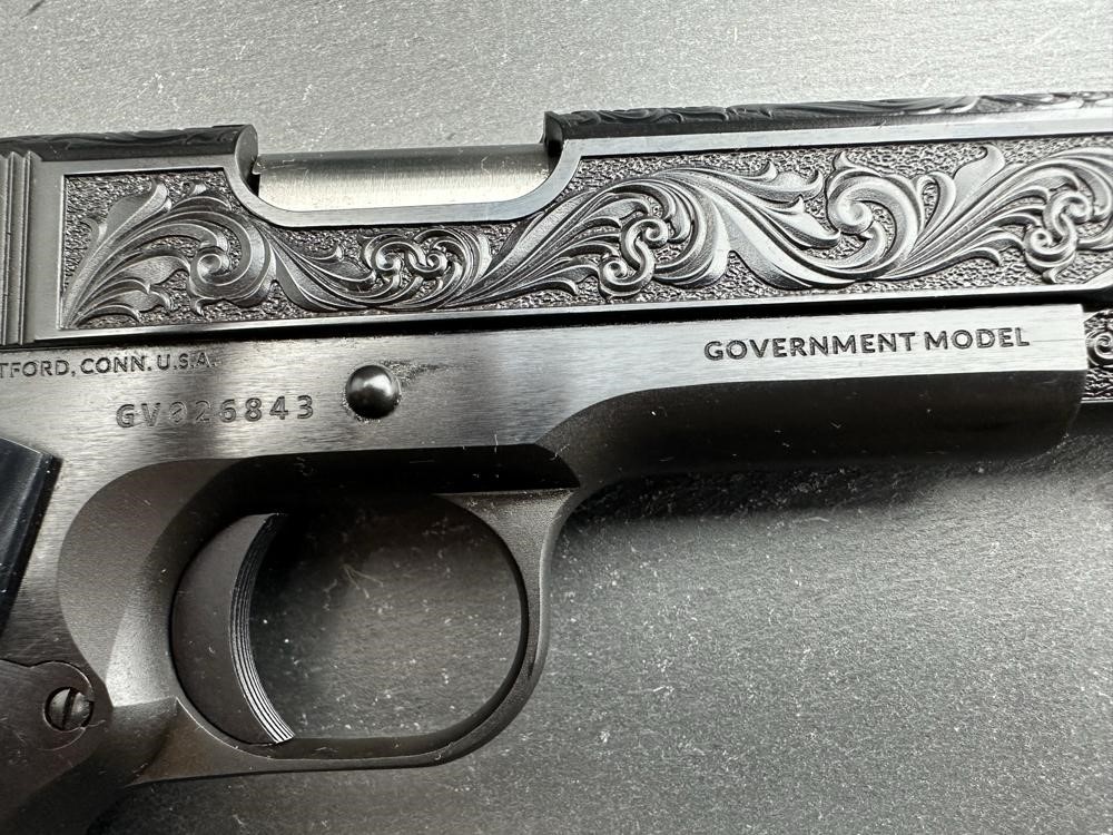 Colt 1911 Custom Engraved Regal AAA by Altamont Blued .38 Super-img-9