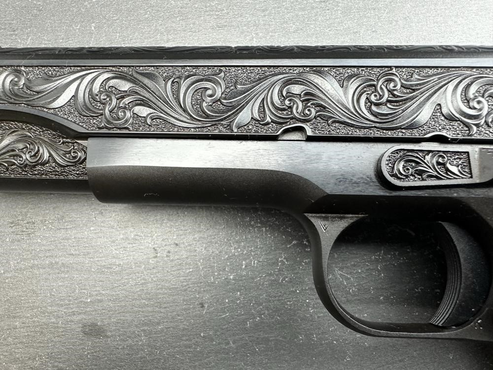 Colt 1911 Custom Engraved Regal AAA by Altamont Blued .38 Super-img-2
