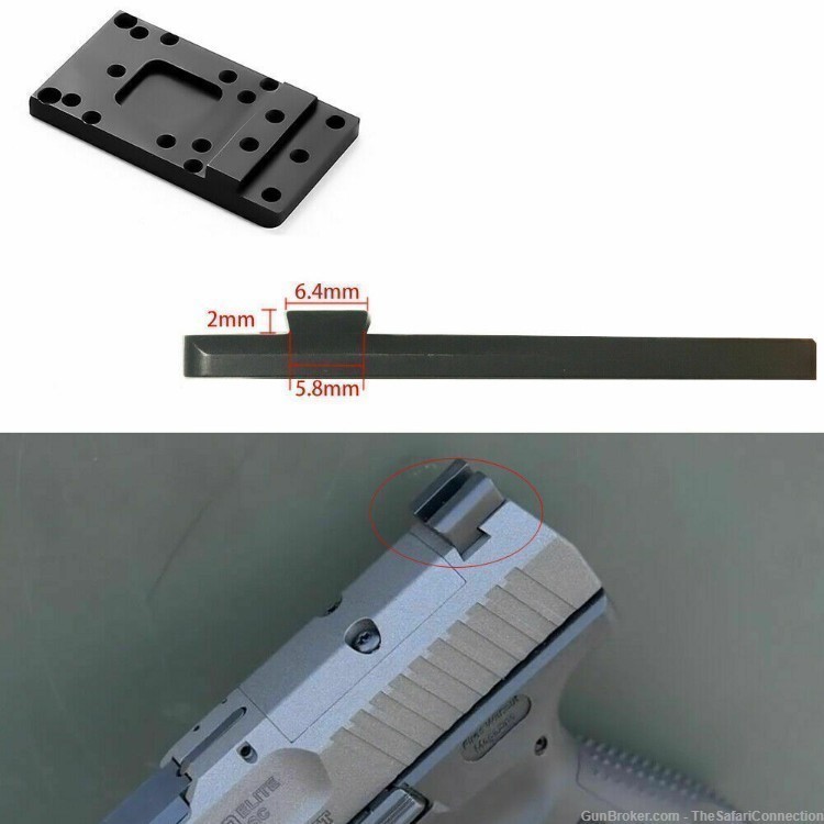 GunToolZ Glock Universal Sight Mount Plate LOW$ HIGH QUALITY!-img-8