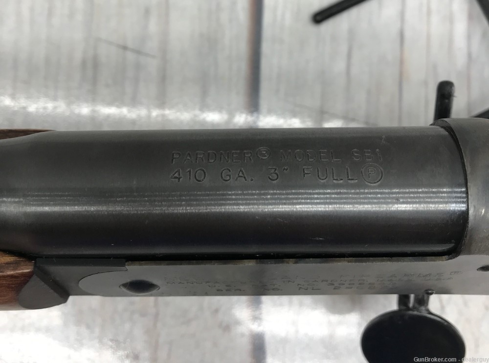 New England Firearms Pardner SB1 410GA Full Shotgun -img-3