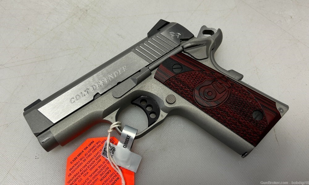 Colt 1911 Defender Stainless .45 ACP 3" Barrel 7-Rounds O7000XE NO CC FEES-img-0