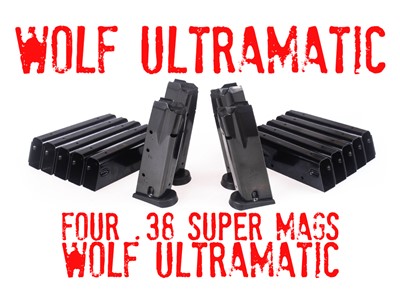 Wolf Ultramatic Factory Magazines 38 Super 17rd NEW LOT OF FOUR + 10 Bodies