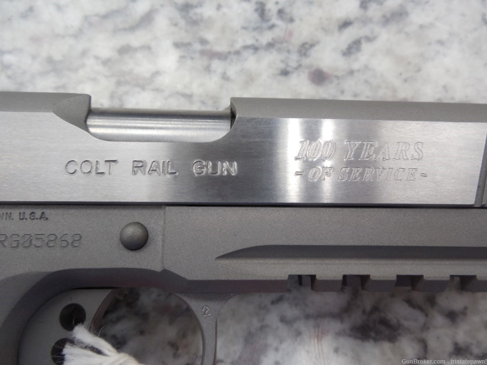 COLT 1911 Rail Gun .45ACP Pistol -img-4