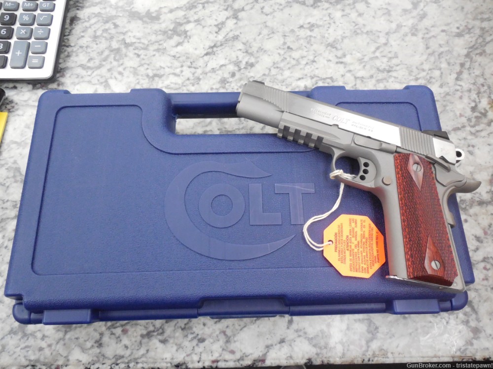 COLT 1911 Rail Gun .45ACP Pistol -img-0