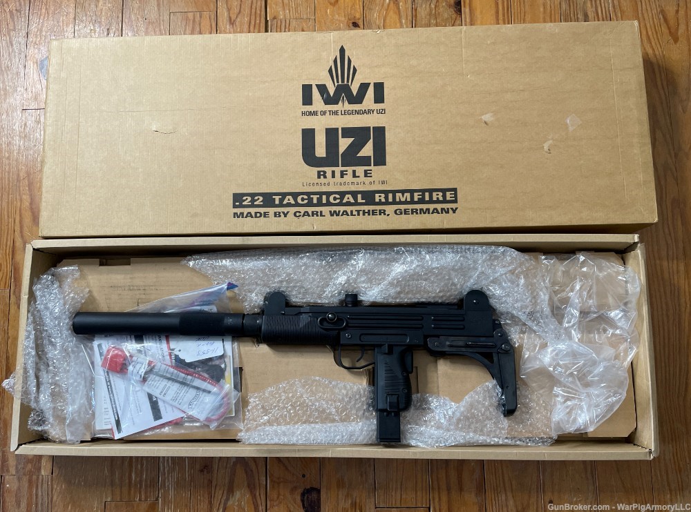 IWI UZI .22LR Carbine Full Size No CC FEES 18" Folding Stock Full Weight !-img-0