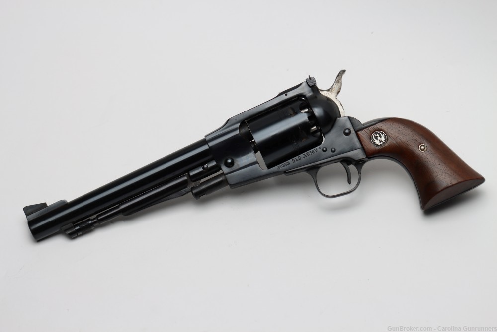 Ruger Old Army .44 Cal Black Powder Blued Revolver 1977 7.5"-img-4