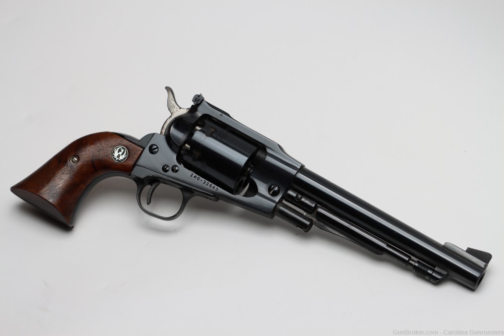 Ruger Old Army .44 Cal Black Powder Blued Revolver 1977 7.5"-img-0