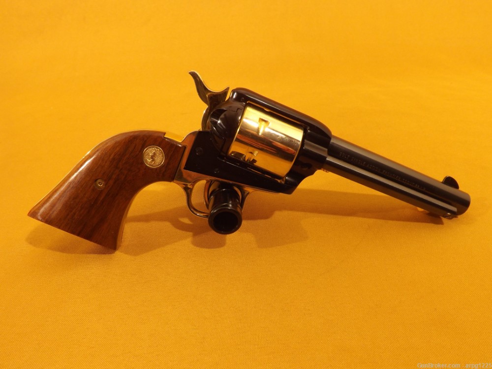 COLT FRONTIER SCOUT .22LR REVOLVER PISTOL TWO TONE 1912-1962-img-1