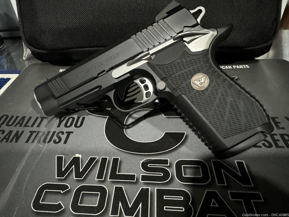 NIB Wilson Combat Experior Commander DS - LR - Black with Stainless Parts-img-3