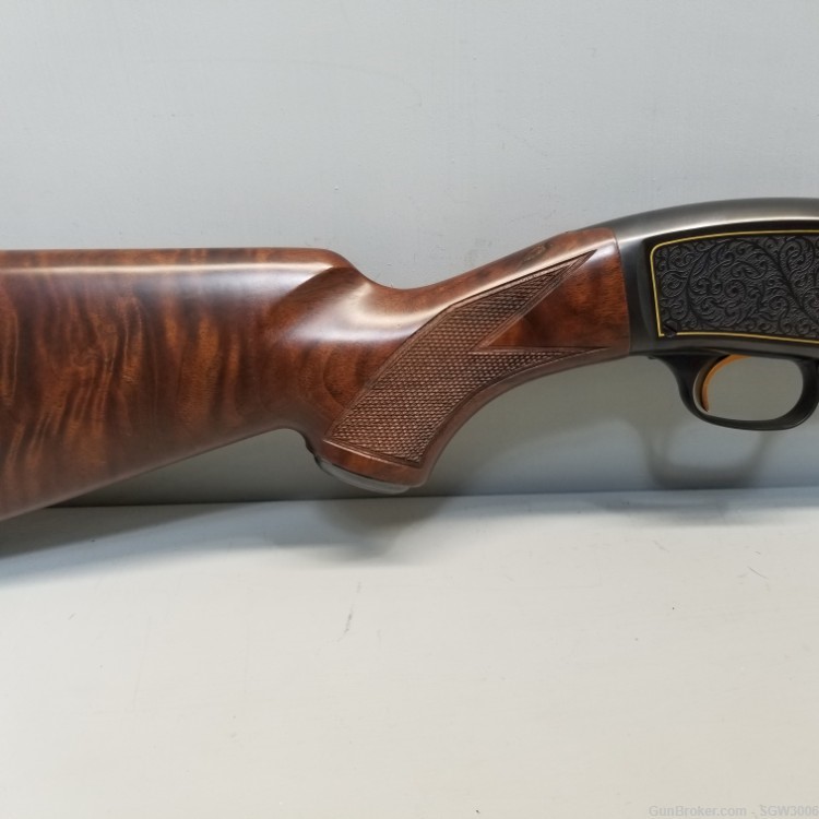 Winchester Model 42 .410 26" VR Barrel Gold Inlay/Walnut-img-2