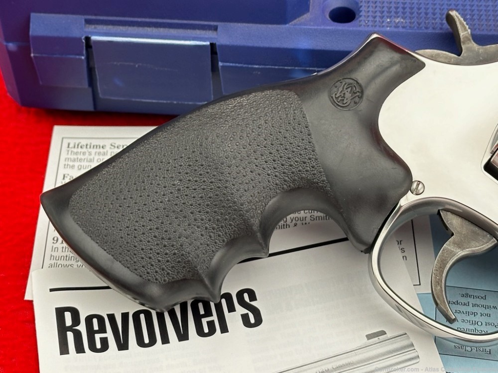 2000 Smith & Wesson Model 617-4 DA Revolver 22LR Stainless 4" Barrel-img-8