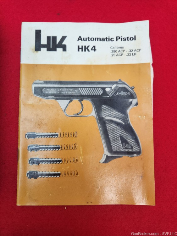 Heckler & Koch HK Model Mod HK4 7.65 Browning 32 ACP/Auto (VERY NICE!)-img-5