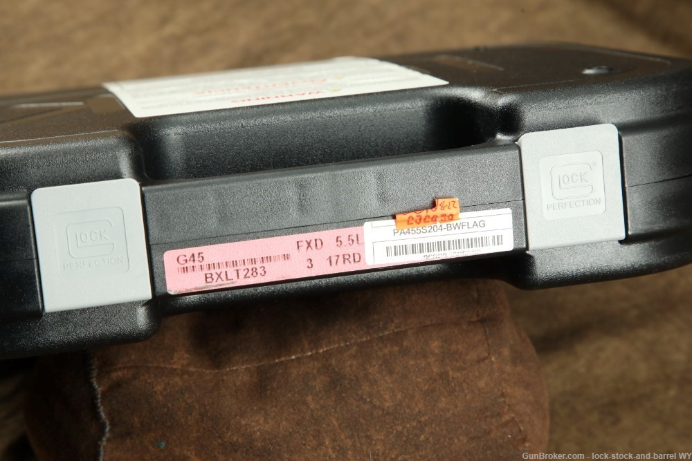 Glock 45 G45 Gen 5 BWFLAG 9mm 4” Semi-Auto Striker Fired Pistol w/ Case -img-35