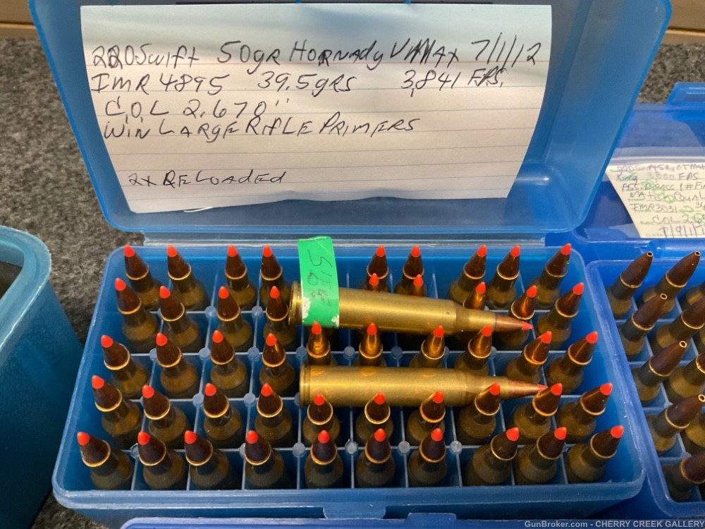 220 swift rifle ammo ammunition reloading ballistic hollow point tip brass-img-3