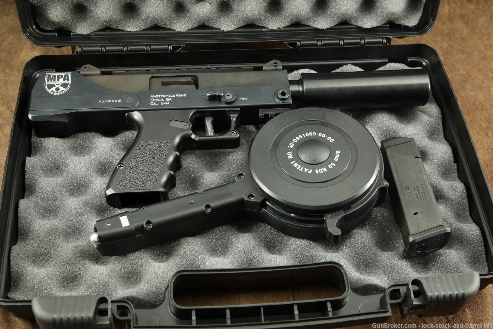 MasterPiece Arms MPA Defender MPA30DMG 4.25" 9mm Pistol Uses Glock Mags-img-45