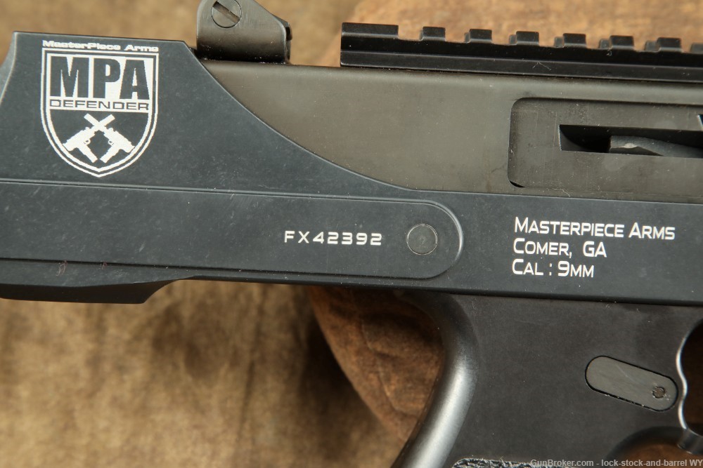 MasterPiece Arms MPA Defender MPA30DMG 4.25" 9mm Pistol Uses Glock Mags-img-20