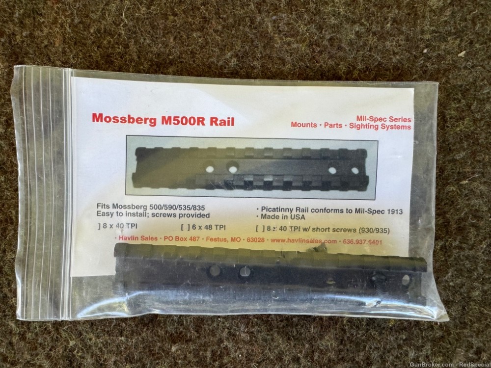 Mossberg 500 Picatinny Rail - 535 590 835 shotgun -img-0