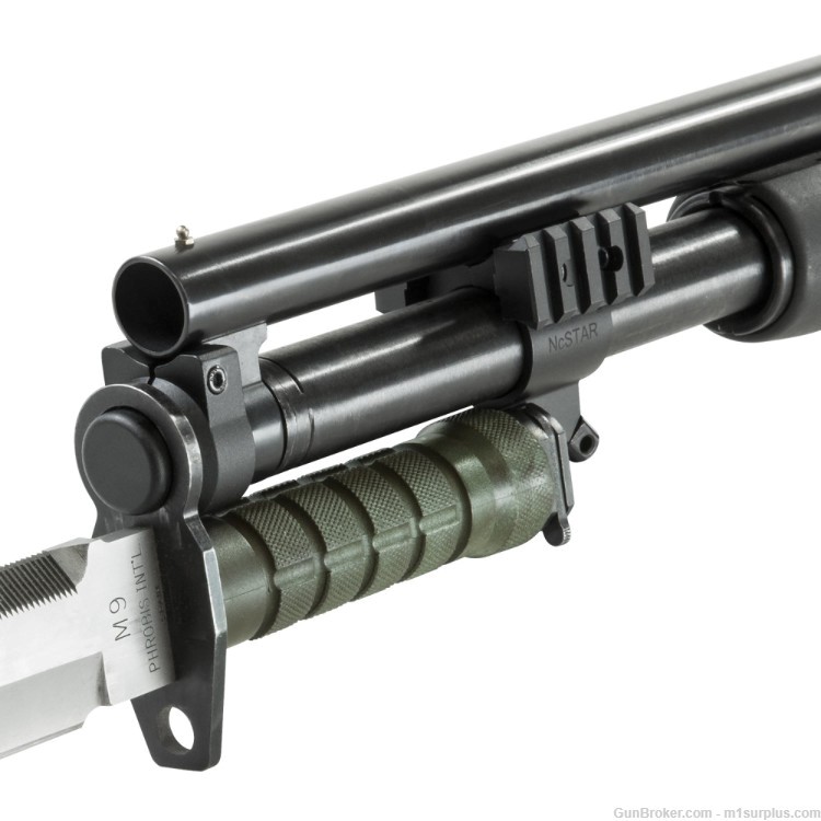 Bayonet Lug Mount w/ Picatinny Accessory Rails for Mossberg 500 Shotgun-img-2