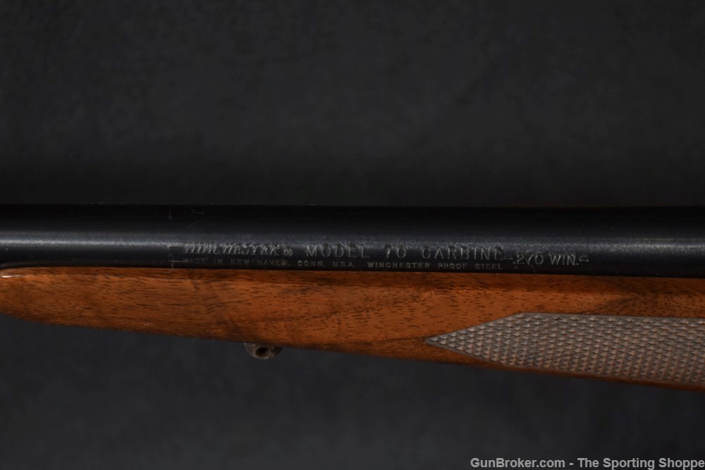 Winchester Model 70 Carbine 270 Winchester 20" 70-70 1983-img-9