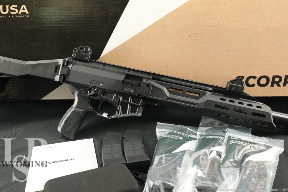 Czech CZ-USA CZ Scorpion 3 Plus Carbine 16” 9mm Rifle PCC w/ Factory Box-img-0