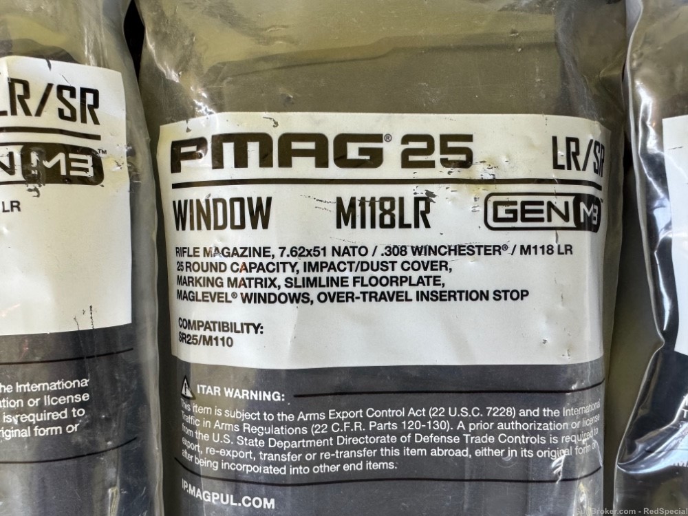 Magpul PMAG 25 LR SR magazines - lot of 3 - M118R SR25 M110 7.62 .308 AR10-img-1