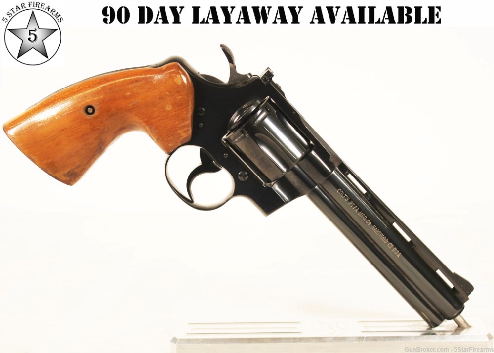 1966 COLT Python 6" Layaway Available NO RESERVE!-img-0