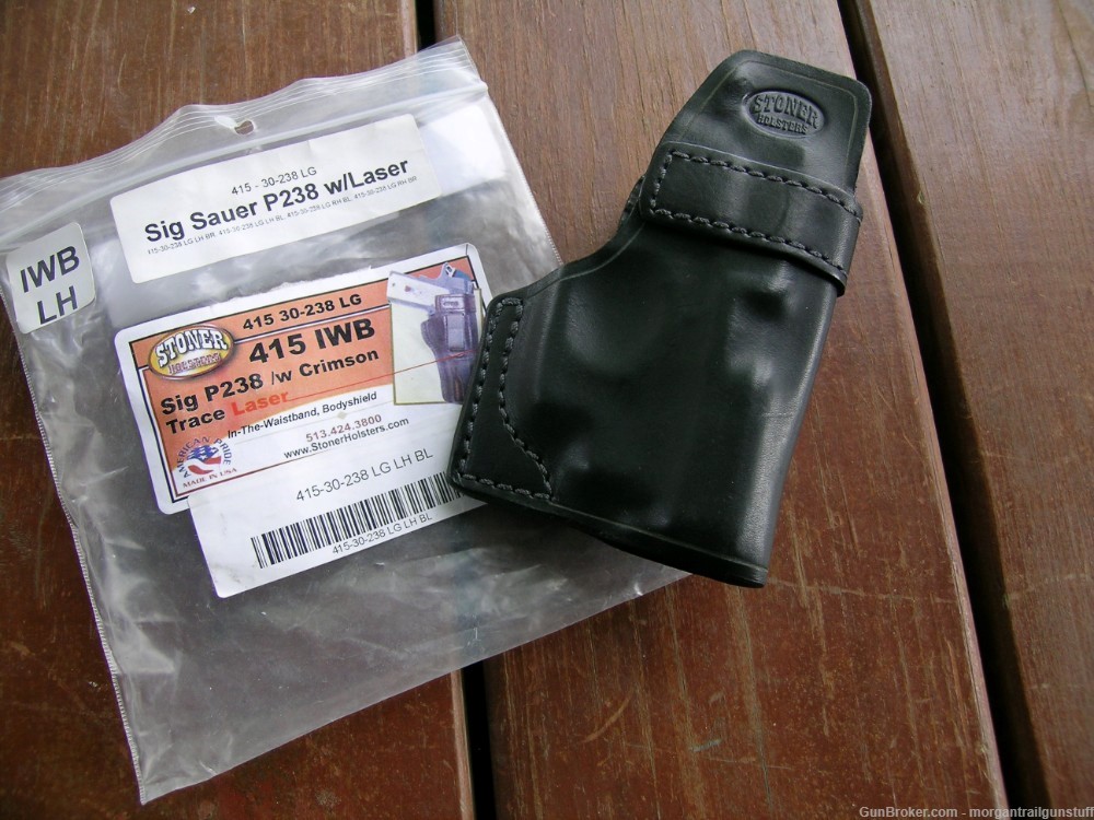 Stoner IWB Bodyshield Concealed Carry Holster Sig/Sauer P238 W/Laser LH-img-0